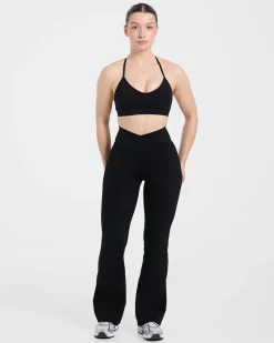 Sculpt Wrap Flared Leggings