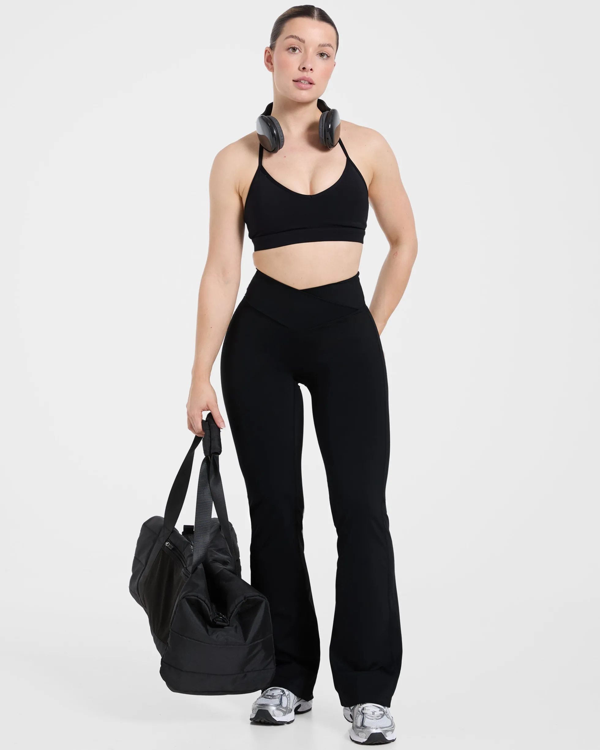 Sculpt Wrap Flared Leggings