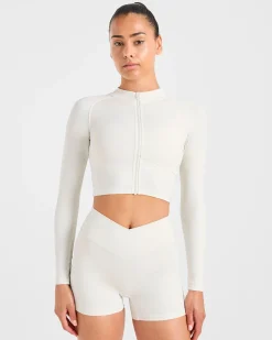 Sculpt Wrap Zip Up Jacket