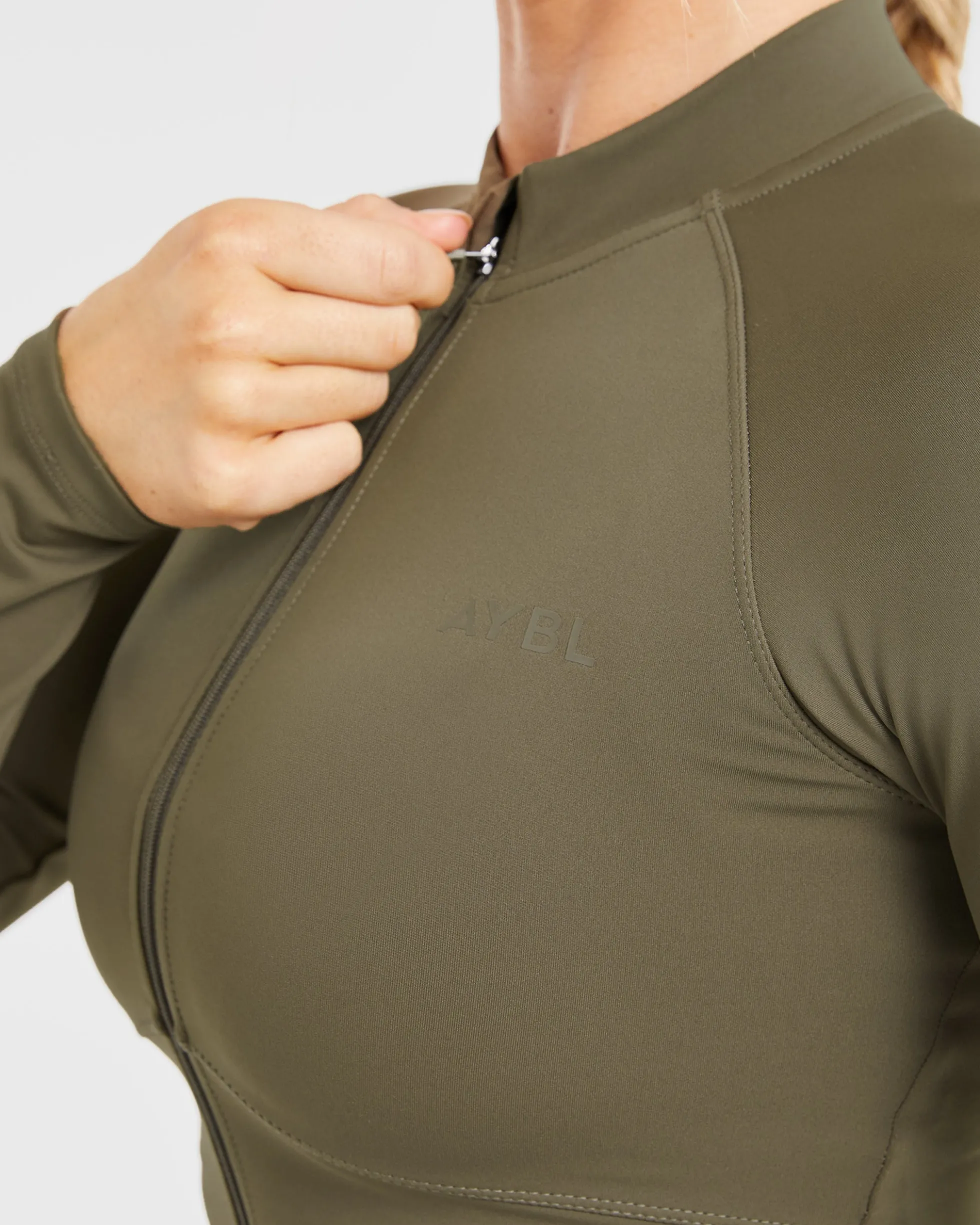 Sculpt Wrap Zip Up Jacket