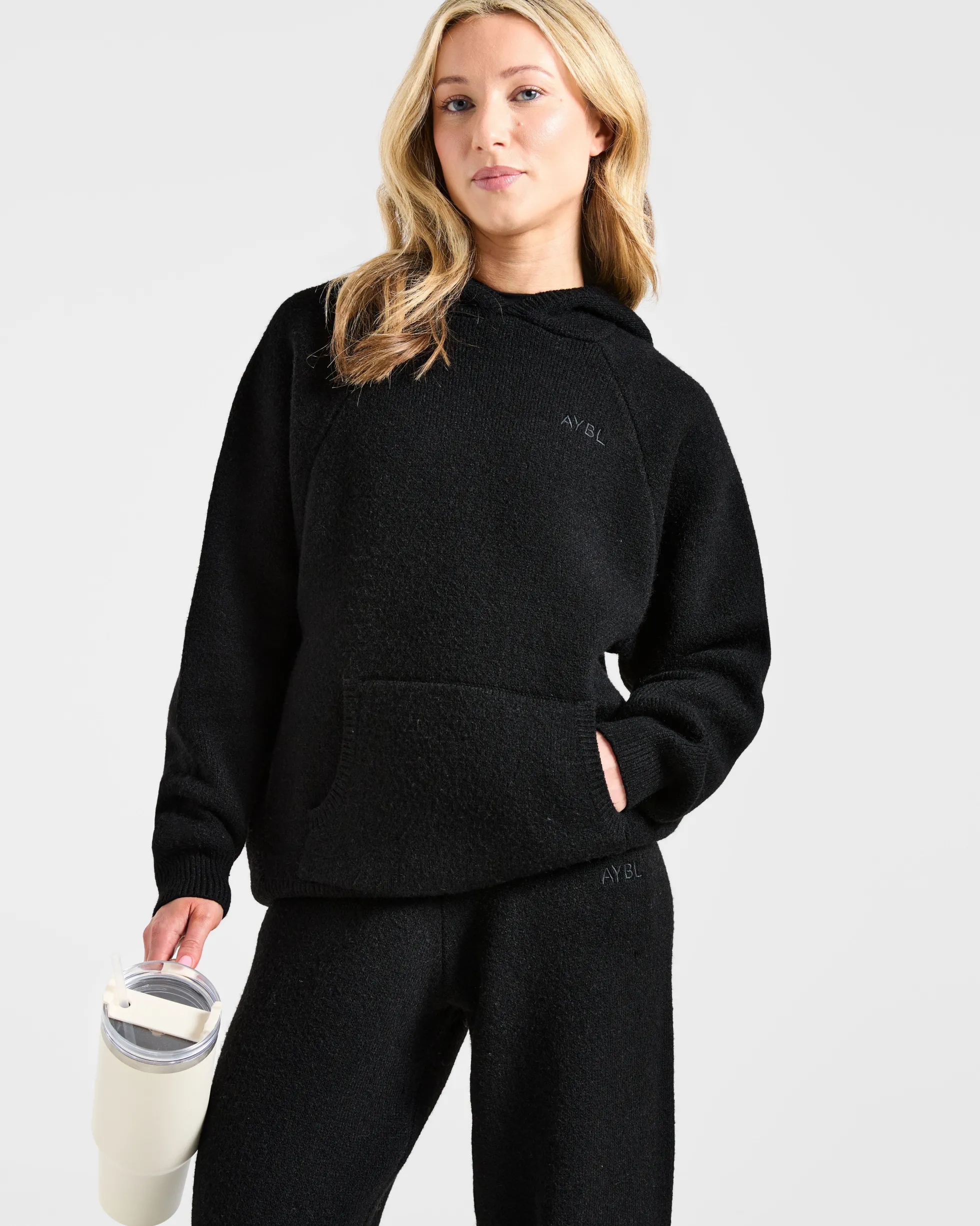 Soft Oversized Knitted Hoodie