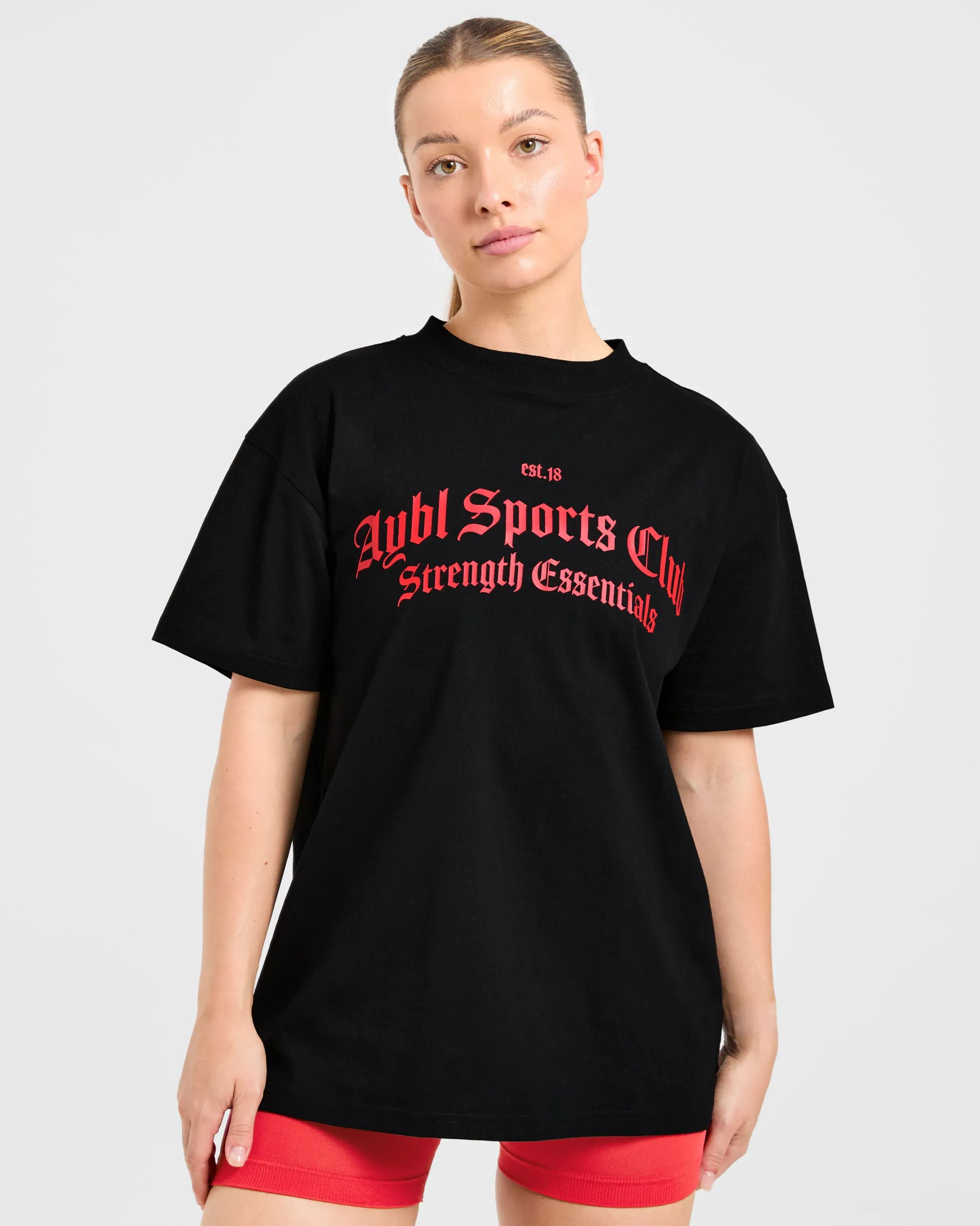 Sports Club Gothic Oversized T Shirt