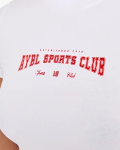 Sports Club Varsity Baby Tee
