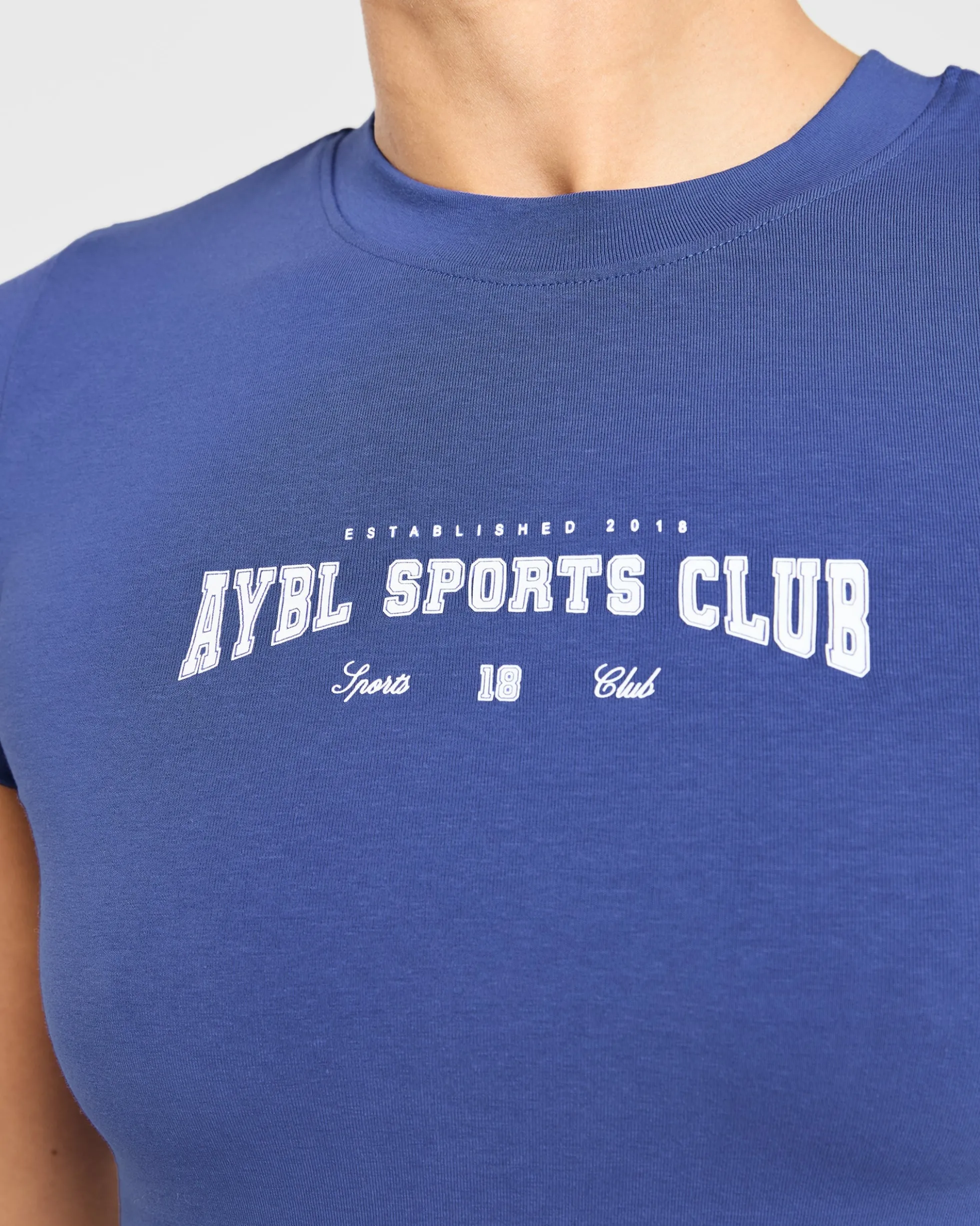 Sports Club Varsity Baby Tee