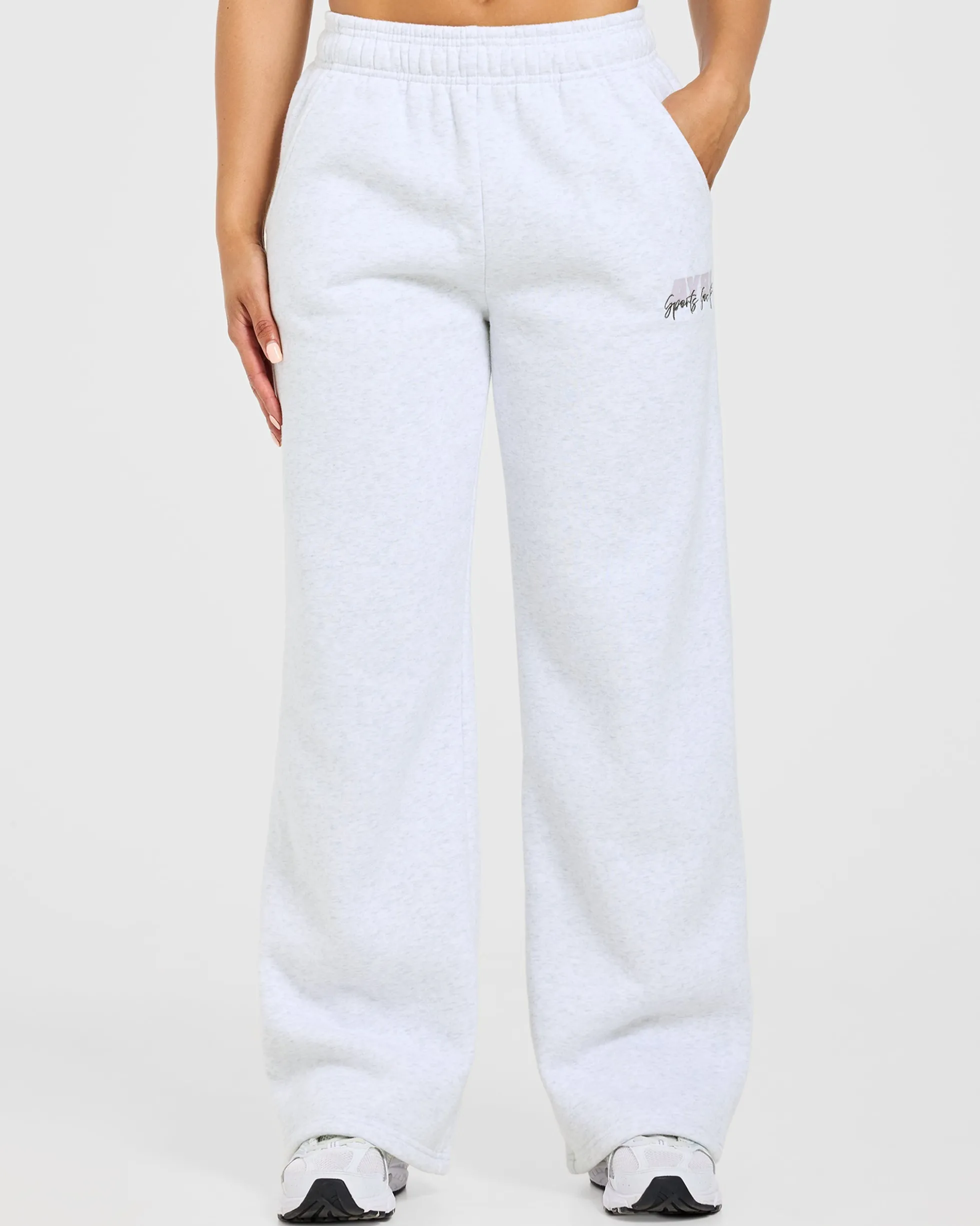 Sports Society Oversized Straight Leg Joggers