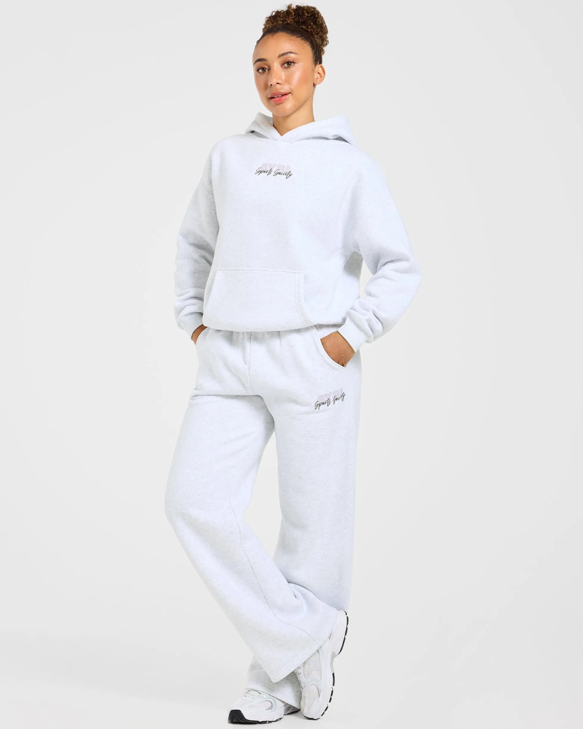 Sports Society Oversized Straight Leg Joggers