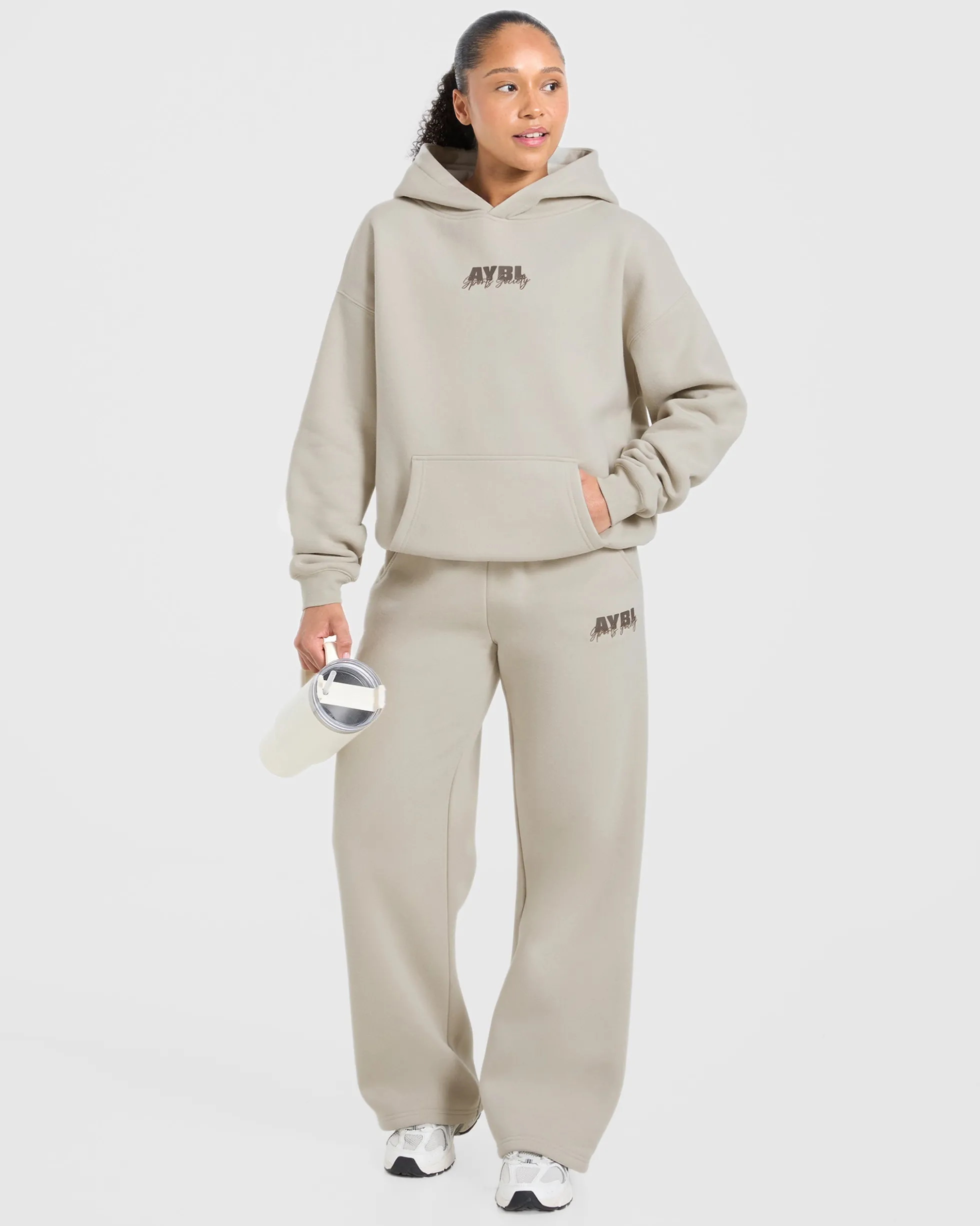 Sports Society Oversized Straight Leg Joggers