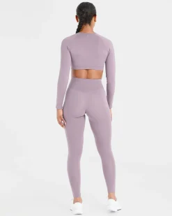 Staple Long Sleeve Crop Top