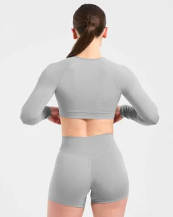 Staple Long Sleeve Crop Top