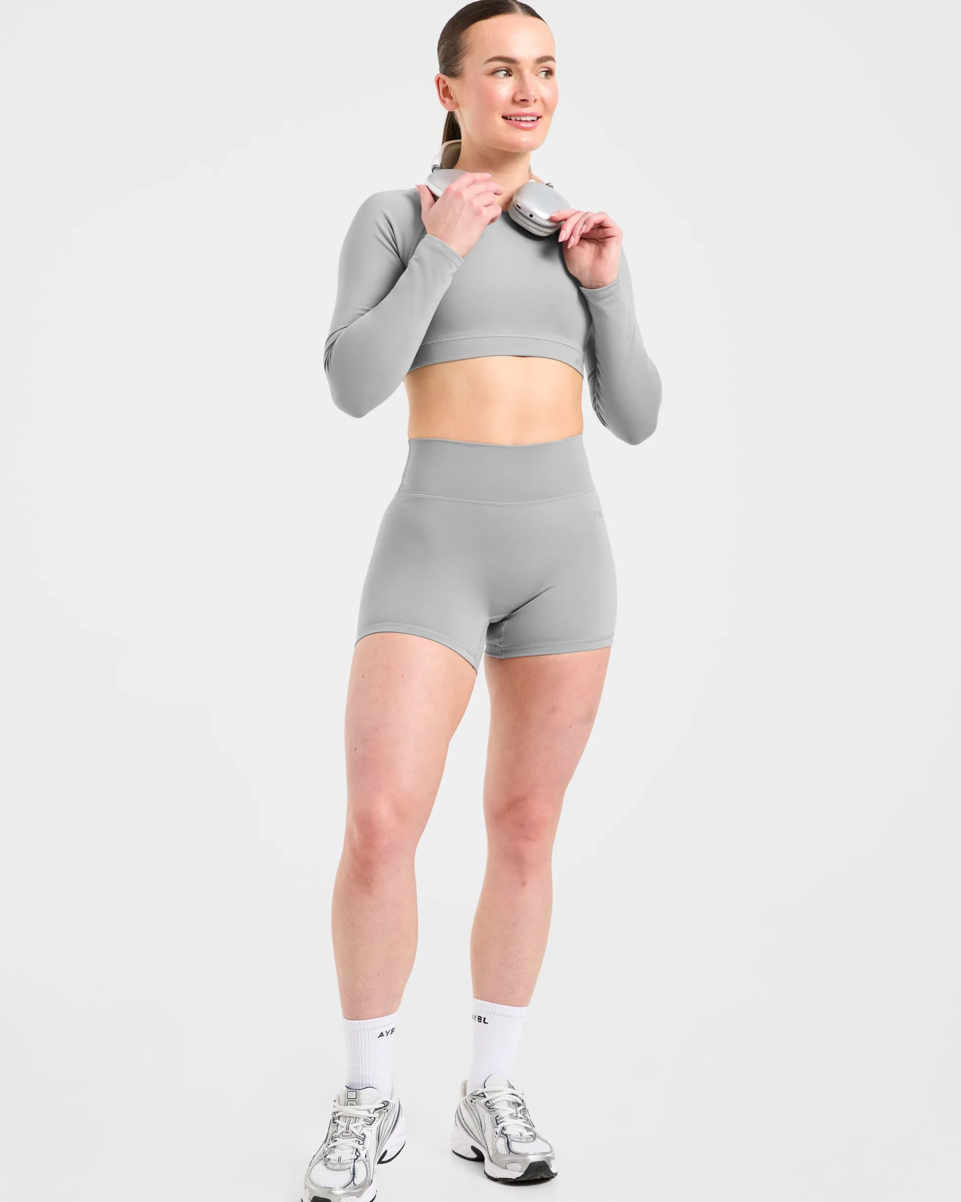 Staple Long Sleeve Crop Top