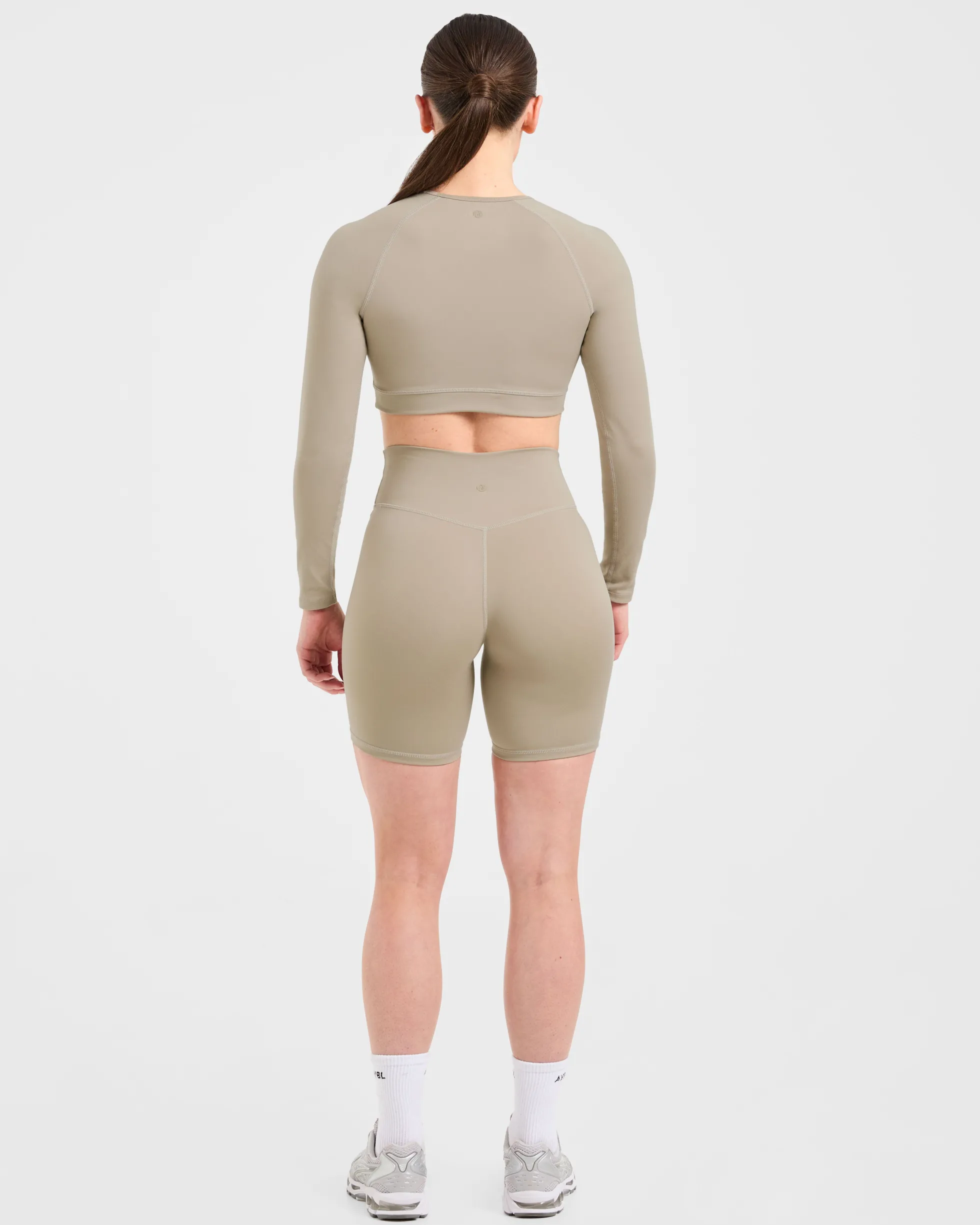 Staple Long Sleeve Crop Top