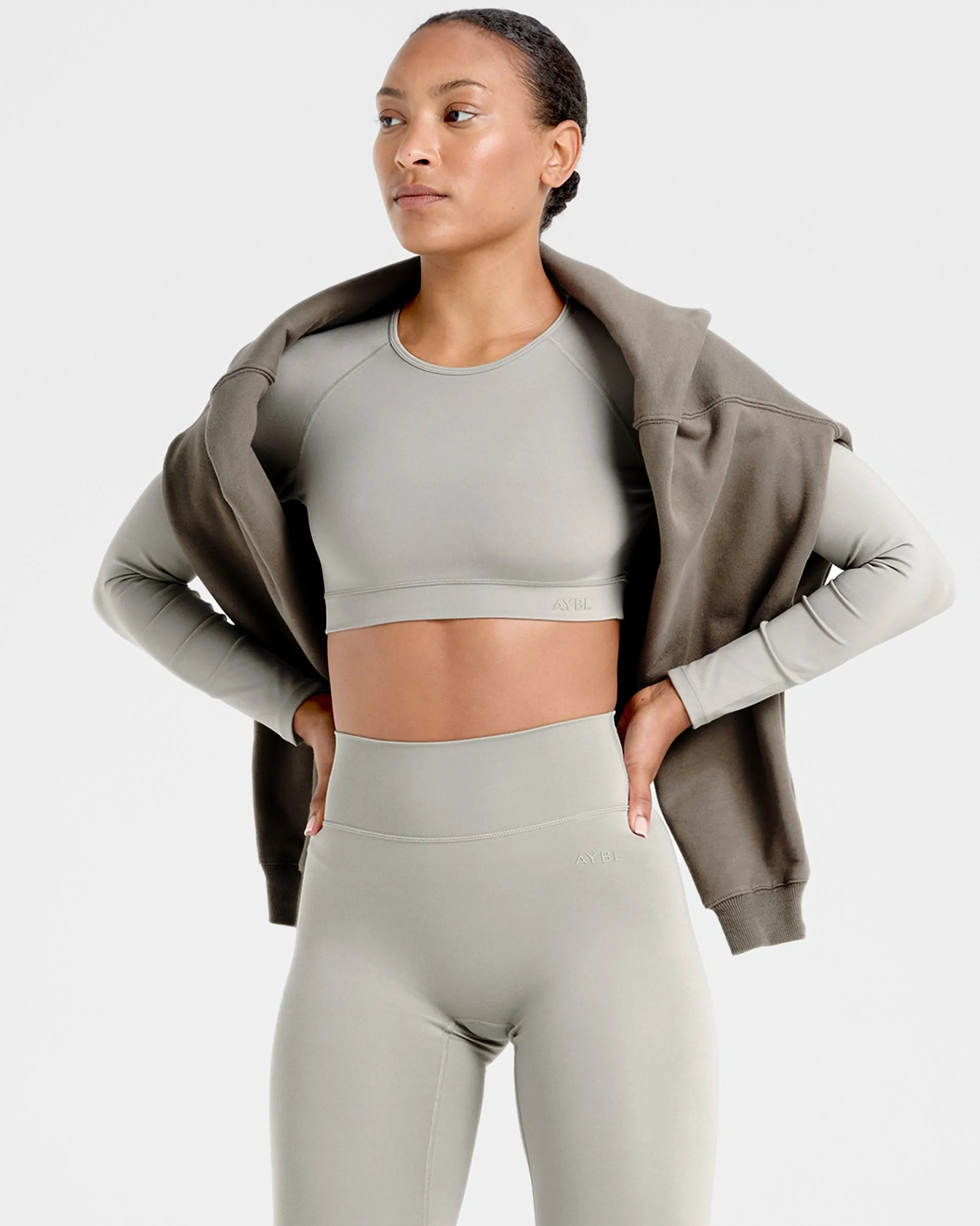 Staple Long Sleeve Crop Top