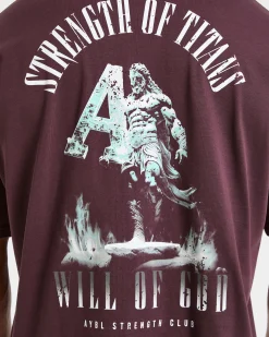 Strength Of Titans Oversized T Shirt