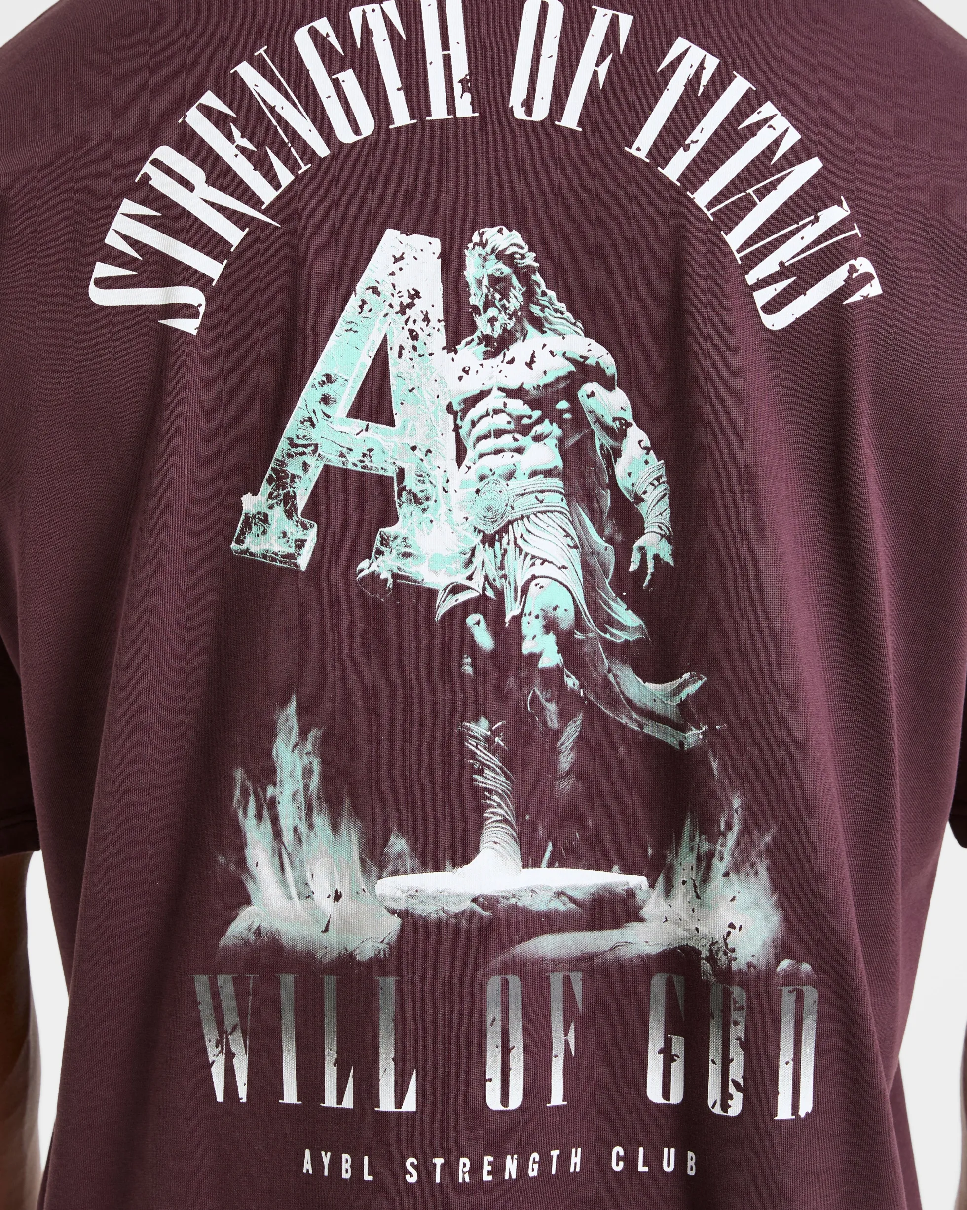 Strength Of Titans Oversized T Shirt