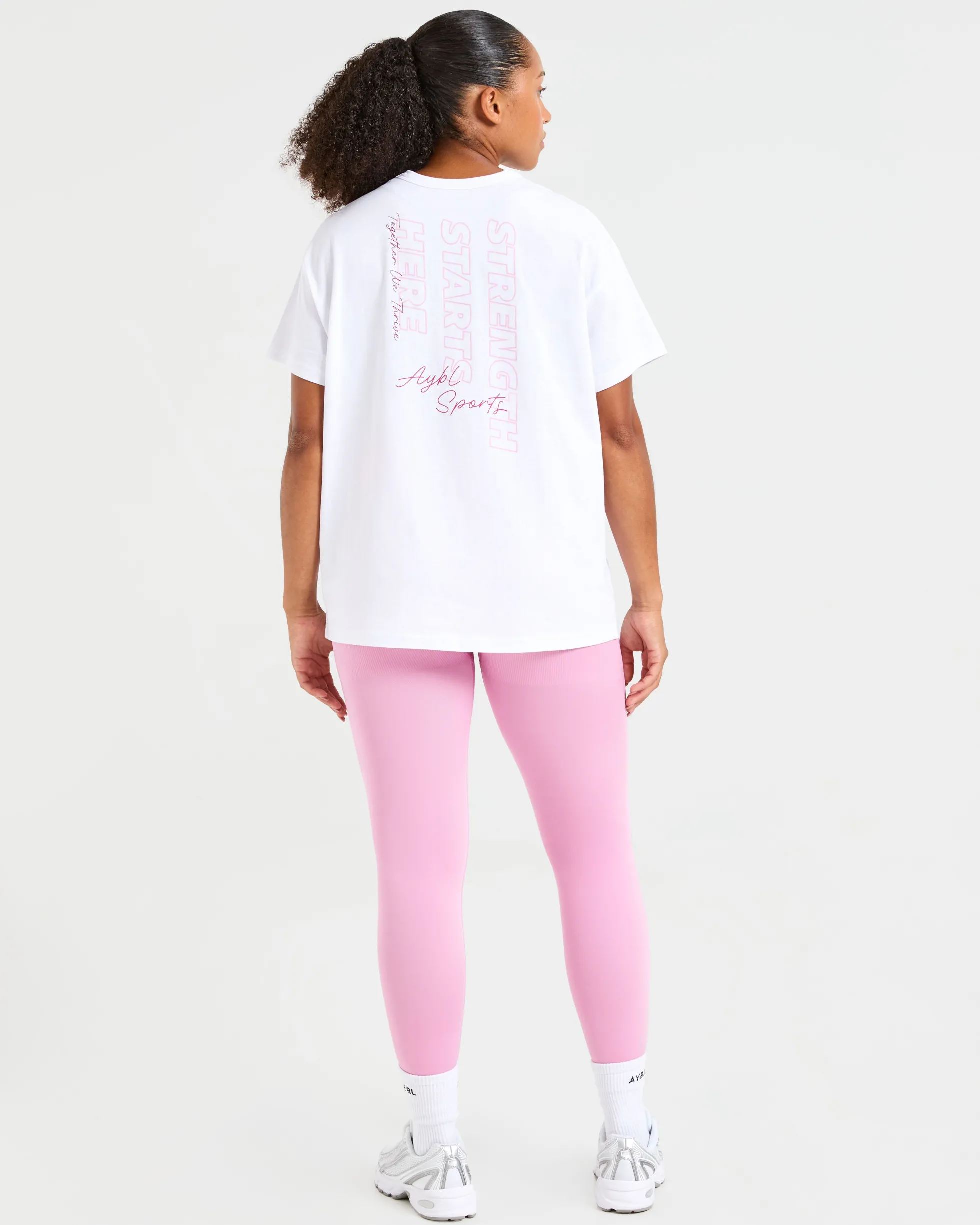 Strength Starts Here Oversized T Shirt
