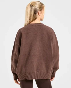 Varsity Oversized Knitted Sweater