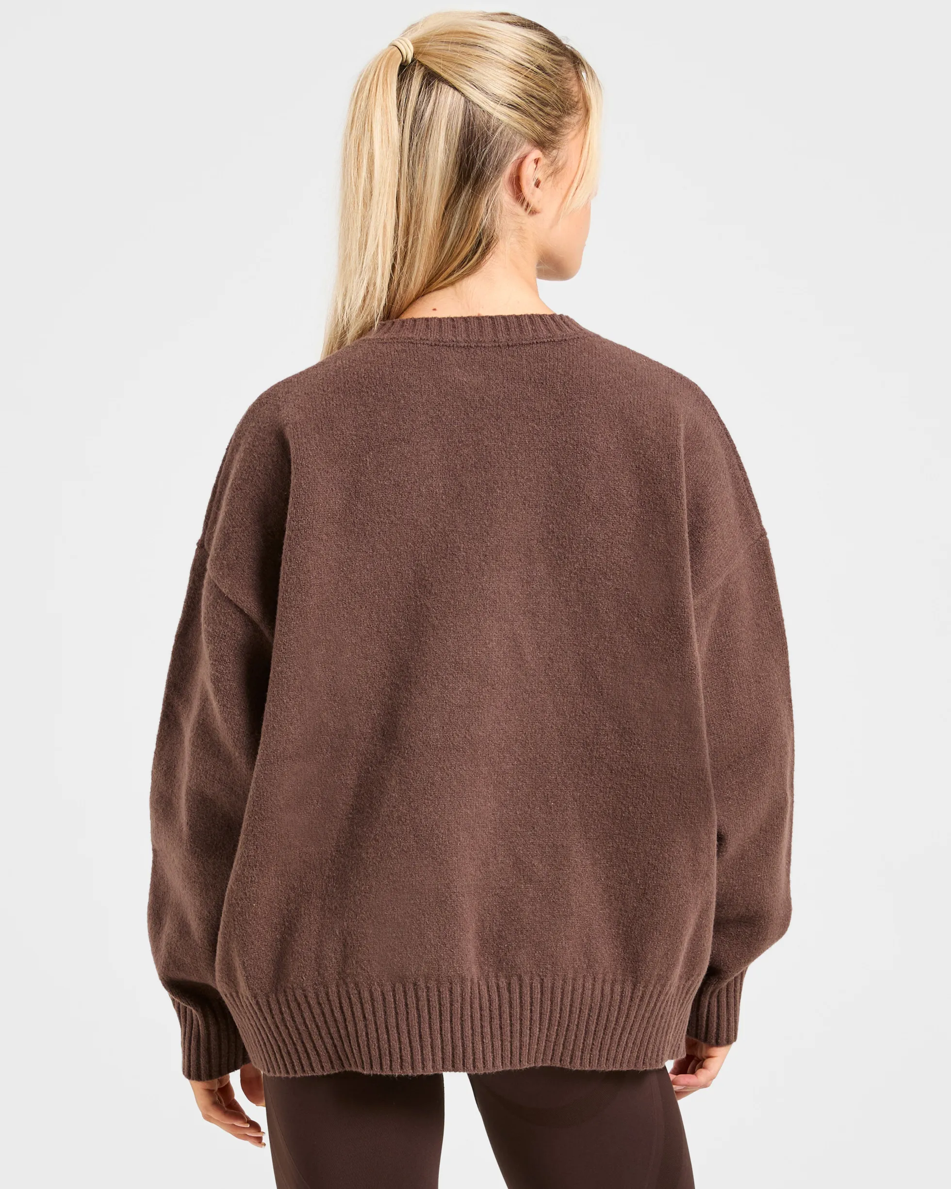 Varsity Oversized Knitted Sweater
