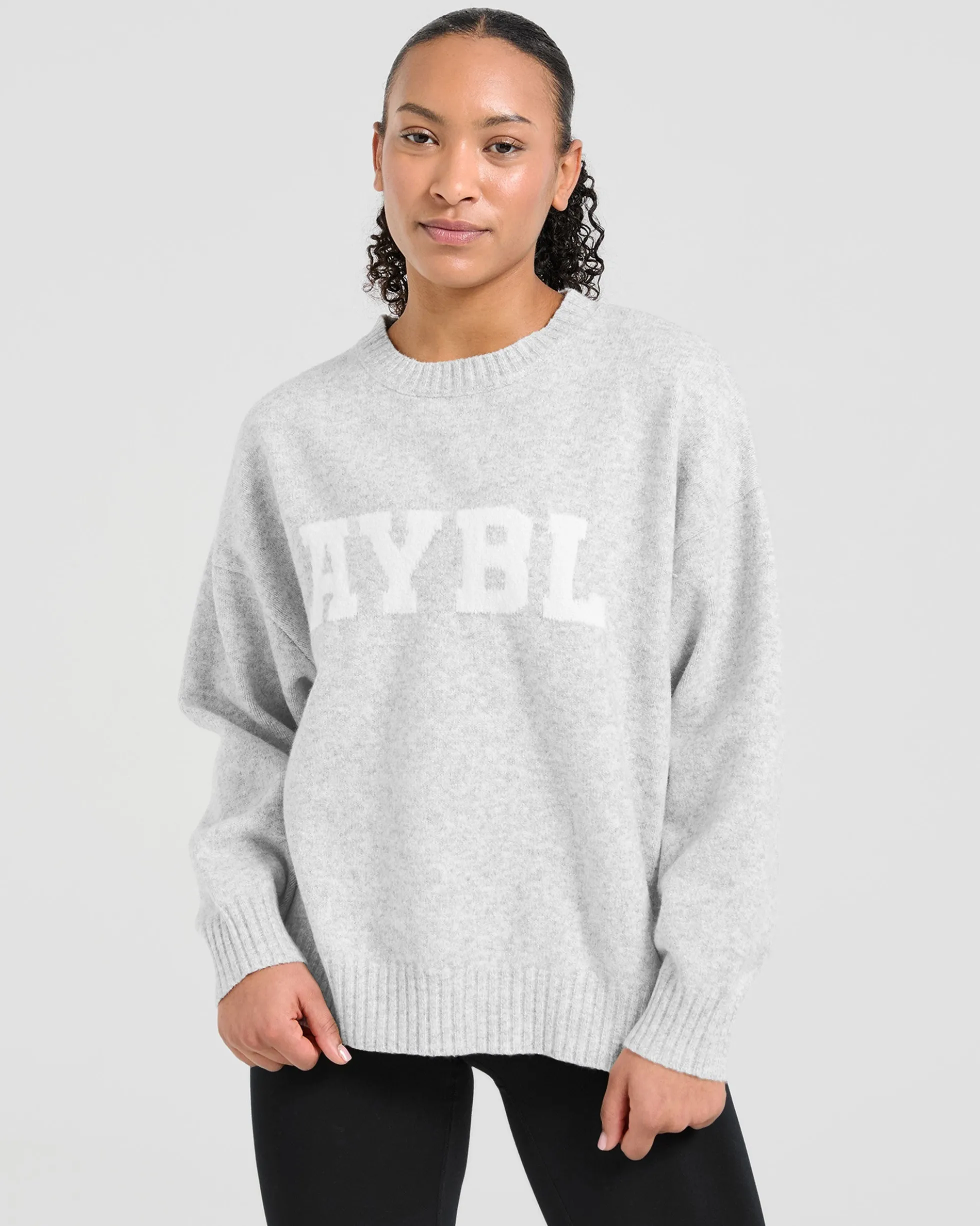 Varsity Oversized Knitted Sweater
