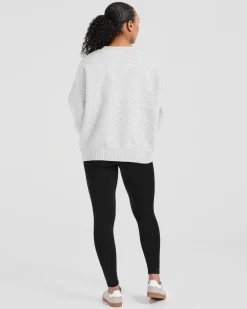 Varsity Oversized Knitted Sweater