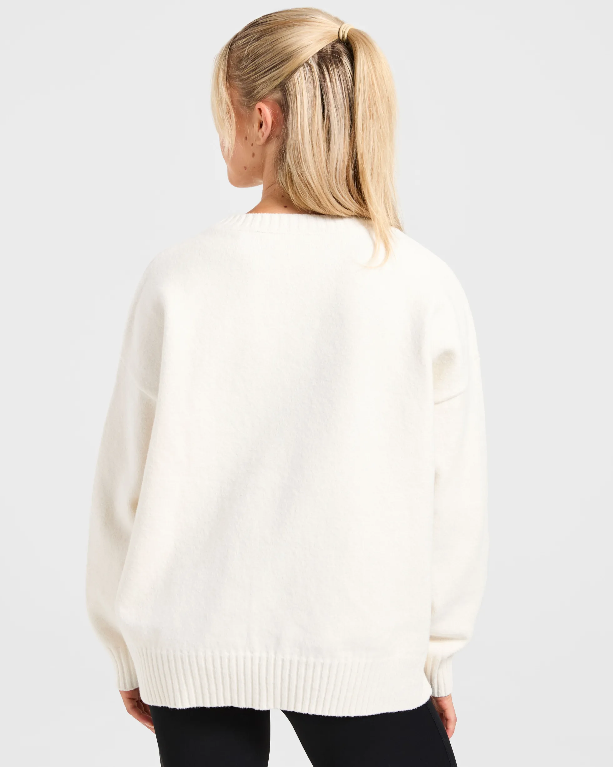 Varsity Oversized Knitted Sweater