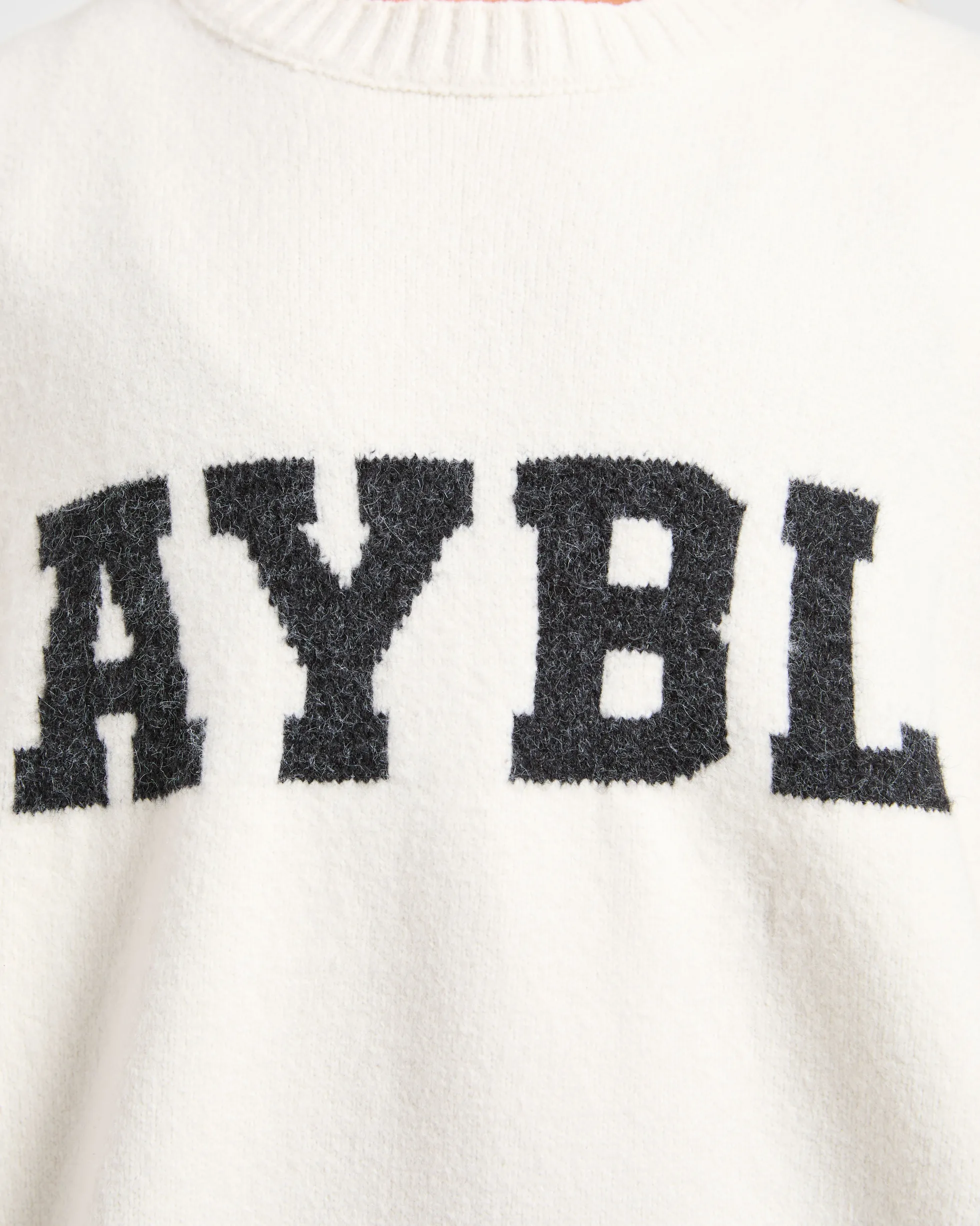 Varsity Oversized Knitted Sweater