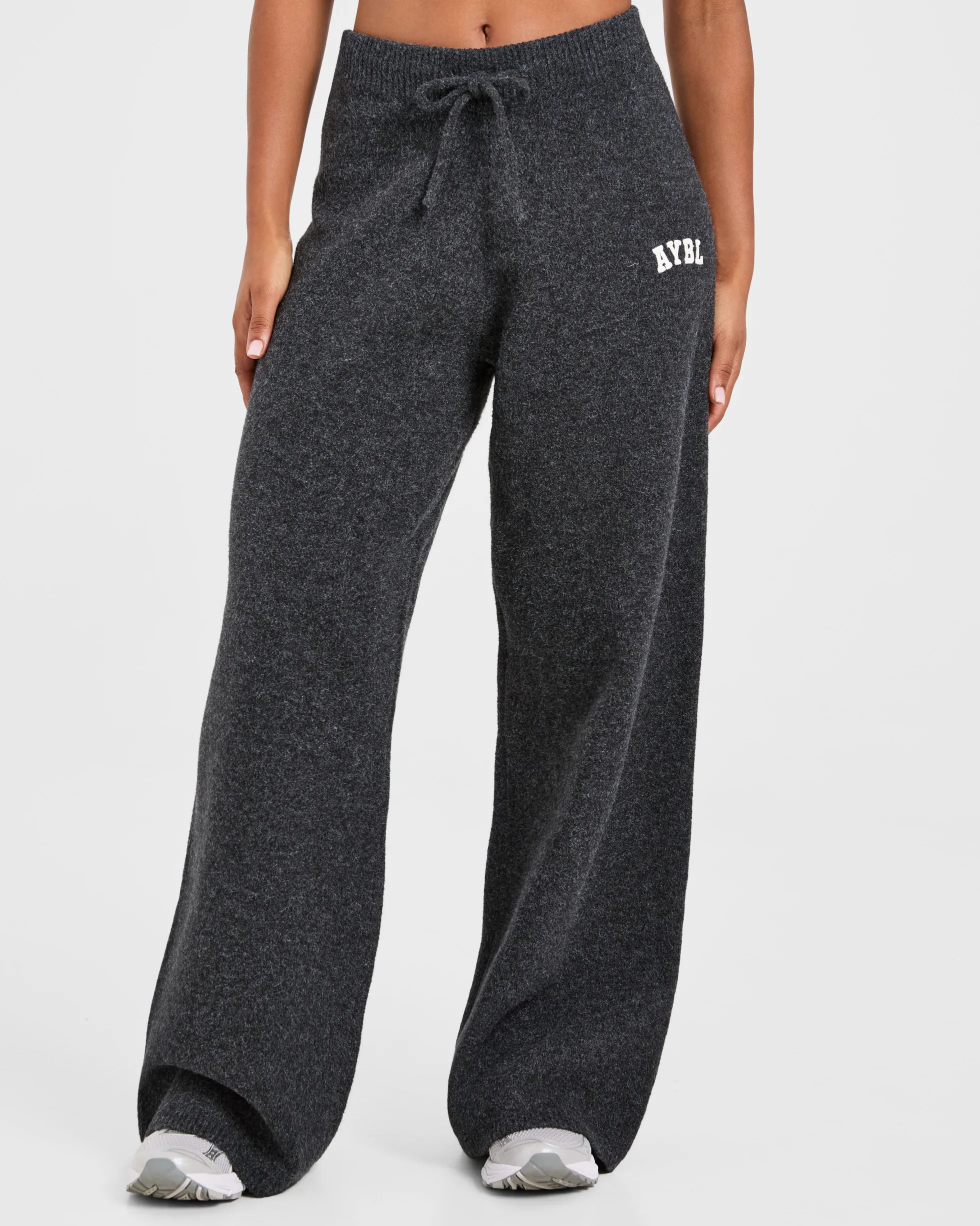 Varsity Oversized Knitted Joggers