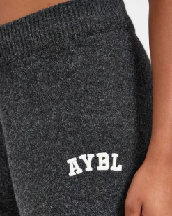 Varsity Oversized Knitted Joggers